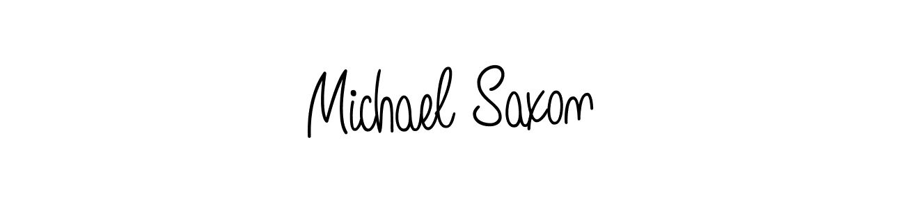 Use a signature maker to create a handwritten signature online. With this signature software, you can design (Angelique-Rose-font-FFP) your own signature for name Michael Saxon. Michael Saxon signature style 5 images and pictures png