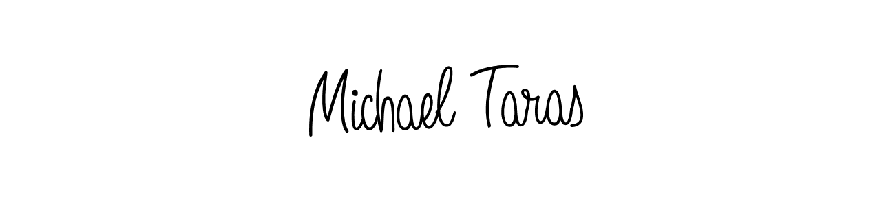 Michael Taras stylish signature style. Best Handwritten Sign (Angelique-Rose-font-FFP) for my name. Handwritten Signature Collection Ideas for my name Michael Taras. Michael Taras signature style 5 images and pictures png