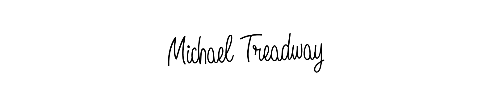 Create a beautiful signature design for name Michael Treadway. With this signature (Angelique-Rose-font-FFP) fonts, you can make a handwritten signature for free. Michael Treadway signature style 5 images and pictures png