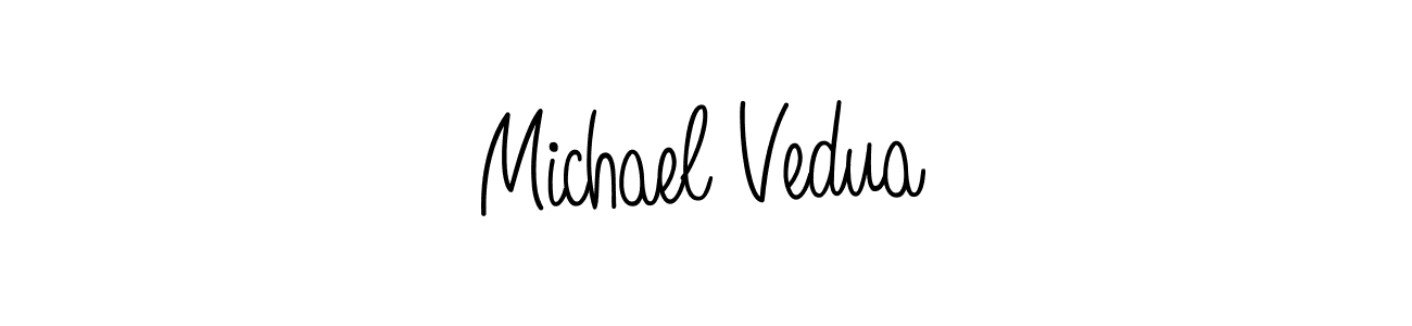 Create a beautiful signature design for name Michael Vedua. With this signature (Angelique-Rose-font-FFP) fonts, you can make a handwritten signature for free. Michael Vedua signature style 5 images and pictures png