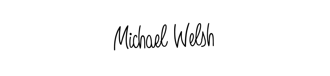 Similarly Angelique-Rose-font-FFP is the best handwritten signature design. Signature creator online .You can use it as an online autograph creator for name Michael Welsh. Michael Welsh signature style 5 images and pictures png