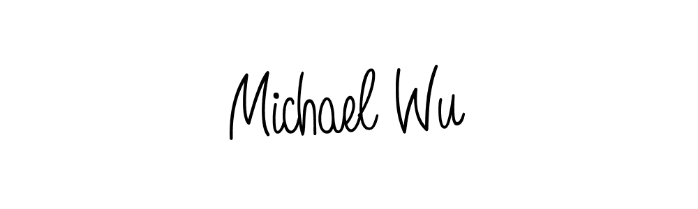 Make a beautiful signature design for name Michael Wu. With this signature (Angelique-Rose-font-FFP) style, you can create a handwritten signature for free. Michael Wu signature style 5 images and pictures png