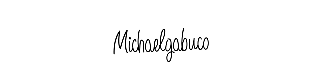 How to Draw Michaelgabuco signature style? Angelique-Rose-font-FFP is a latest design signature styles for name Michaelgabuco. Michaelgabuco signature style 5 images and pictures png