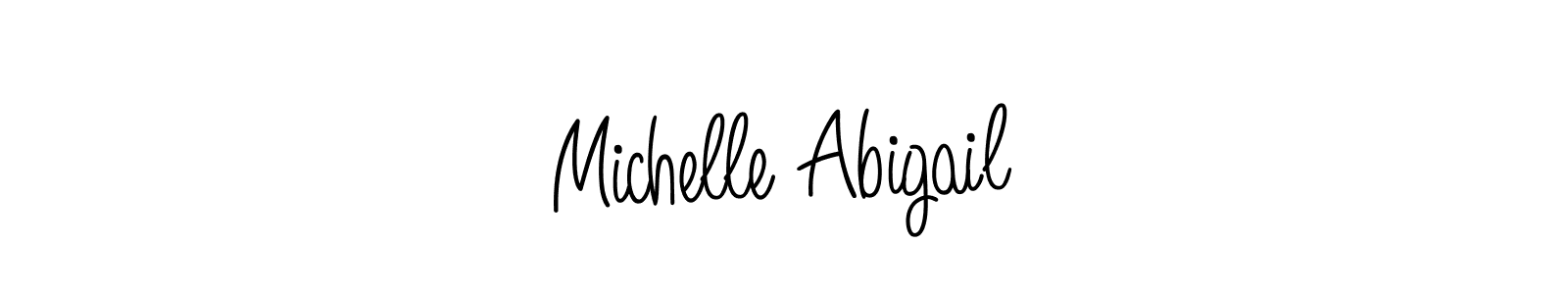 if you are searching for the best signature style for your name Michelle Abigail. so please give up your signature search. here we have designed multiple signature styles  using Angelique-Rose-font-FFP. Michelle Abigail signature style 5 images and pictures png