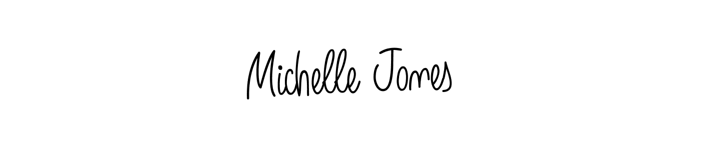 Design your own signature with our free online signature maker. With this signature software, you can create a handwritten (Angelique-Rose-font-FFP) signature for name Michelle Jones. Michelle Jones signature style 5 images and pictures png