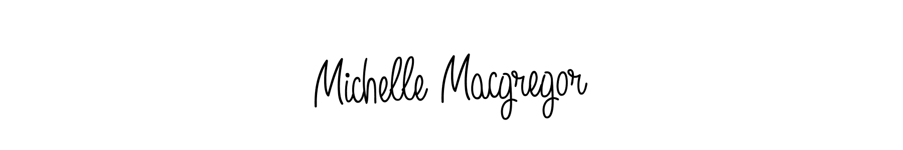 Create a beautiful signature design for name Michelle Macgregor. With this signature (Angelique-Rose-font-FFP) fonts, you can make a handwritten signature for free. Michelle Macgregor signature style 5 images and pictures png