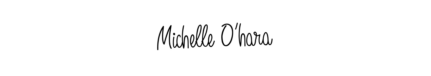 The best way (Angelique-Rose-font-FFP) to make a short signature is to pick only two or three words in your name. The name Michelle O’hara include a total of six letters. For converting this name. Michelle O’hara signature style 5 images and pictures png