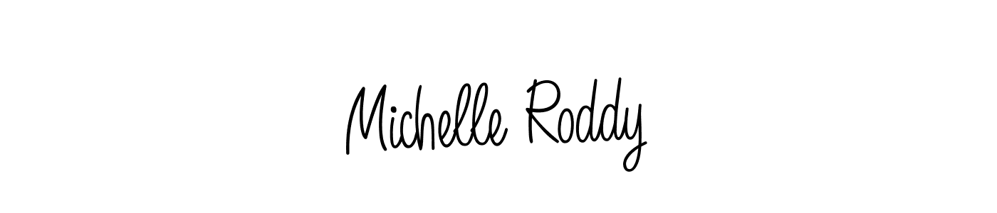 How to make Michelle Roddy signature? Angelique-Rose-font-FFP is a professional autograph style. Create handwritten signature for Michelle Roddy name. Michelle Roddy signature style 5 images and pictures png