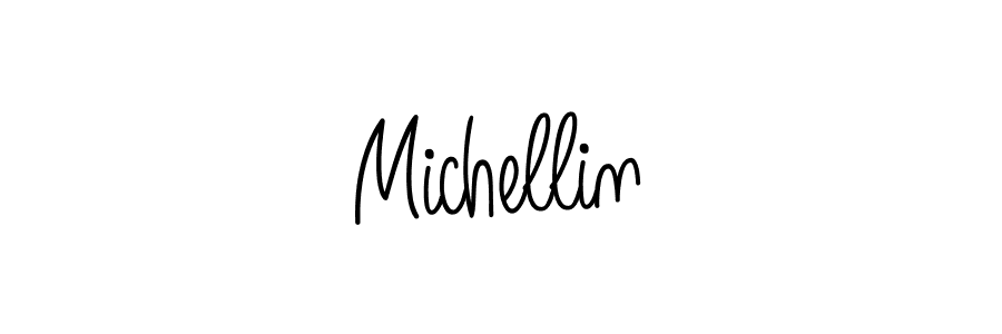 Michellin stylish signature style. Best Handwritten Sign (Angelique-Rose-font-FFP) for my name. Handwritten Signature Collection Ideas for my name Michellin. Michellin signature style 5 images and pictures png