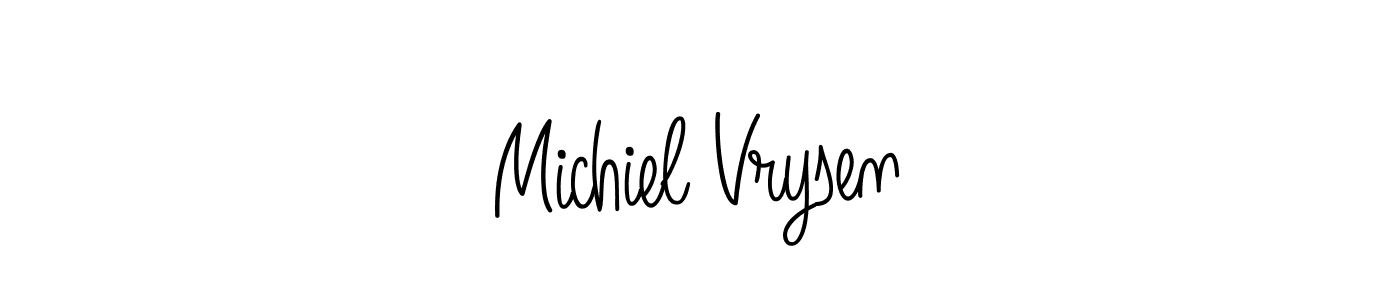 Make a short Michiel Vrysen signature style. Manage your documents anywhere anytime using Angelique-Rose-font-FFP. Create and add eSignatures, submit forms, share and send files easily. Michiel Vrysen signature style 5 images and pictures png