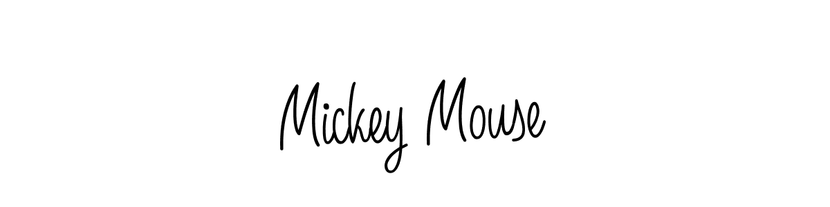 Create a beautiful signature design for name Mickey Mouse. With this signature (Angelique-Rose-font-FFP) fonts, you can make a handwritten signature for free. Mickey Mouse signature style 5 images and pictures png