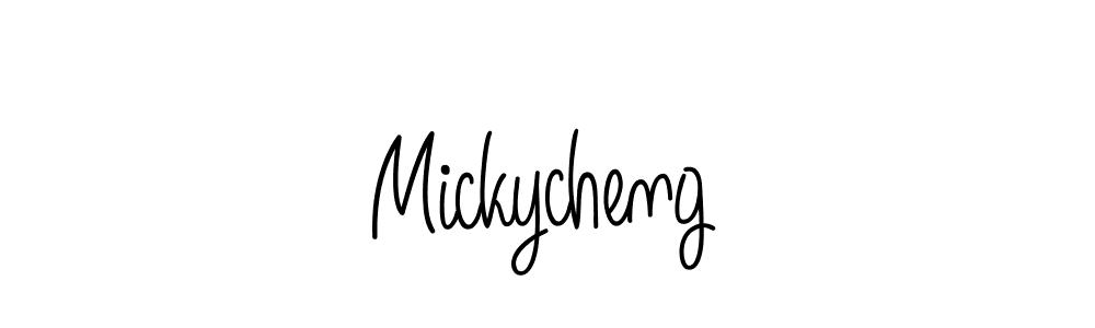 It looks lik you need a new signature style for name Mickycheng. Design unique handwritten (Angelique-Rose-font-FFP) signature with our free signature maker in just a few clicks. Mickycheng signature style 5 images and pictures png