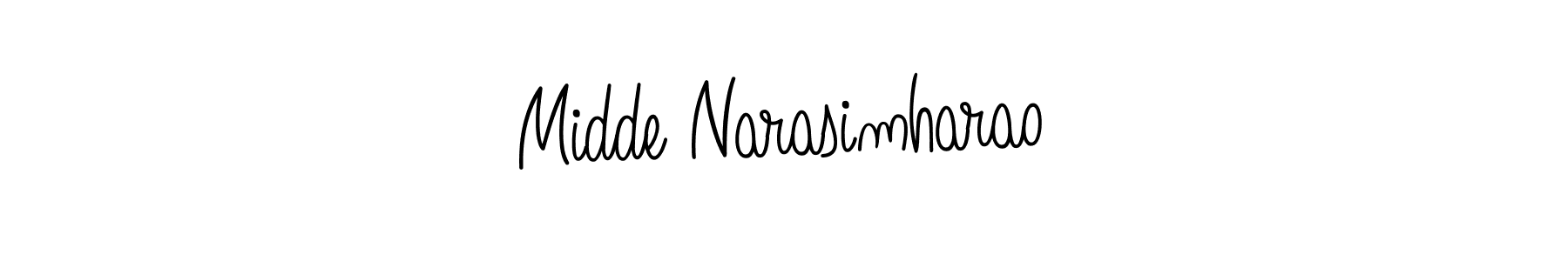 It looks lik you need a new signature style for name Midde Narasimharao. Design unique handwritten (Angelique-Rose-font-FFP) signature with our free signature maker in just a few clicks. Midde Narasimharao signature style 5 images and pictures png