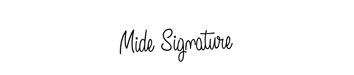 Once you've used our free online signature maker to create your best signature Angelique-Rose-font-FFP style, it's time to enjoy all of the benefits that Mide Signature name signing documents. Mide Signature signature style 5 images and pictures png