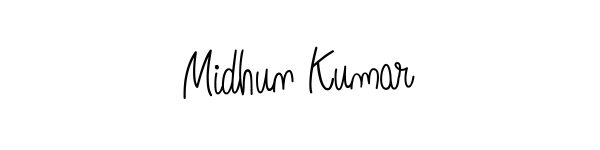 if you are searching for the best signature style for your name Midhun Kumar. so please give up your signature search. here we have designed multiple signature styles  using Angelique-Rose-font-FFP. Midhun Kumar signature style 5 images and pictures png