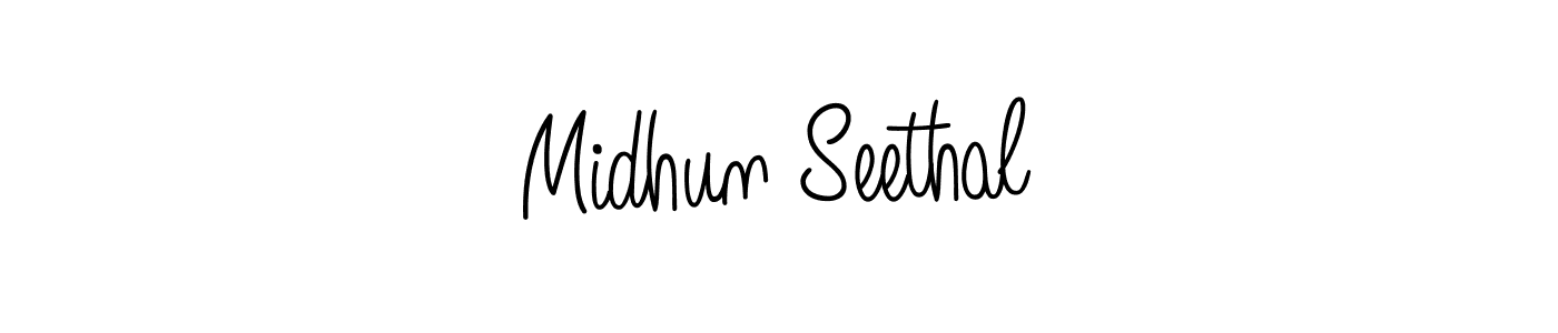 This is the best signature style for the Midhun Seethal name. Also you like these signature font (Angelique-Rose-font-FFP). Mix name signature. Midhun Seethal signature style 5 images and pictures png