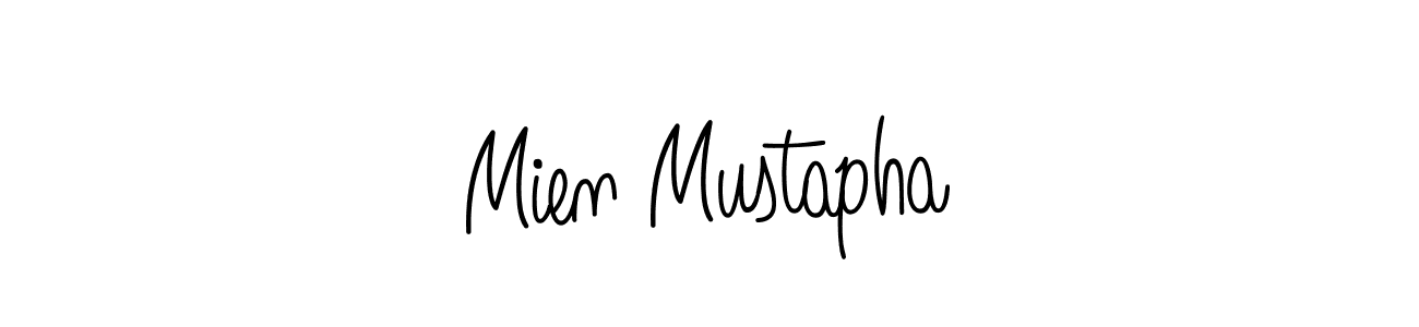 Also we have Mien Mustapha name is the best signature style. Create professional handwritten signature collection using Angelique-Rose-font-FFP autograph style. Mien Mustapha signature style 5 images and pictures png