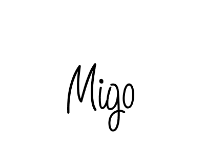 Also You can easily find your signature by using the search form. We will create Migo name handwritten signature images for you free of cost using Angelique-Rose-font-FFP sign style. Migo signature style 5 images and pictures png