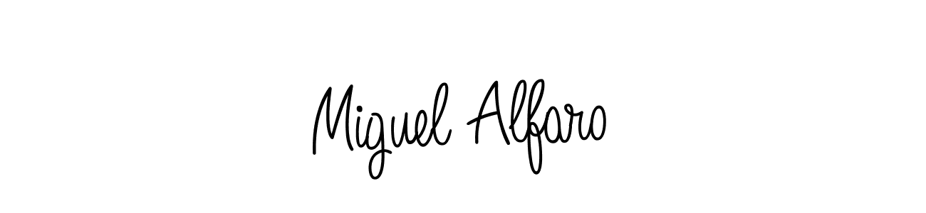 How to Draw Miguel Alfaro signature style? Angelique-Rose-font-FFP is a latest design signature styles for name Miguel Alfaro. Miguel Alfaro signature style 5 images and pictures png