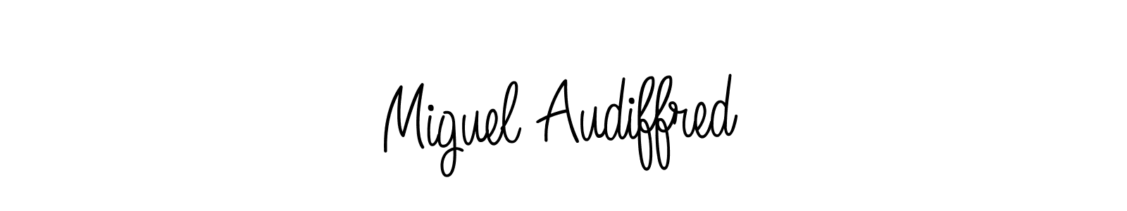 if you are searching for the best signature style for your name Miguel Audiffred. so please give up your signature search. here we have designed multiple signature styles  using Angelique-Rose-font-FFP. Miguel Audiffred signature style 5 images and pictures png