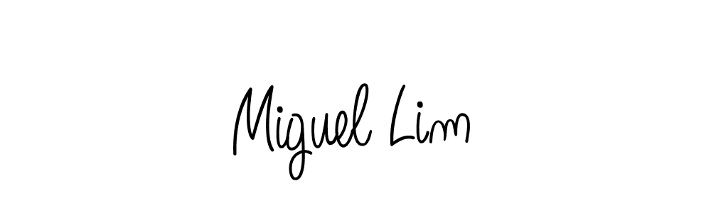Create a beautiful signature design for name Miguel Lim. With this signature (Angelique-Rose-font-FFP) fonts, you can make a handwritten signature for free. Miguel Lim signature style 5 images and pictures png