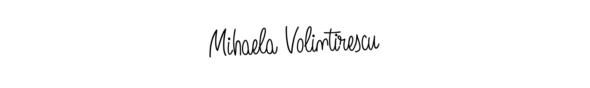 Also You can easily find your signature by using the search form. We will create Mihaela Volintirescu name handwritten signature images for you free of cost using Angelique-Rose-font-FFP sign style. Mihaela Volintirescu signature style 5 images and pictures png