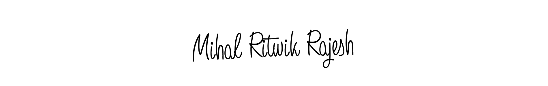 This is the best signature style for the Mihal Ritwik Rajesh name. Also you like these signature font (Angelique-Rose-font-FFP). Mix name signature. Mihal Ritwik Rajesh signature style 5 images and pictures png