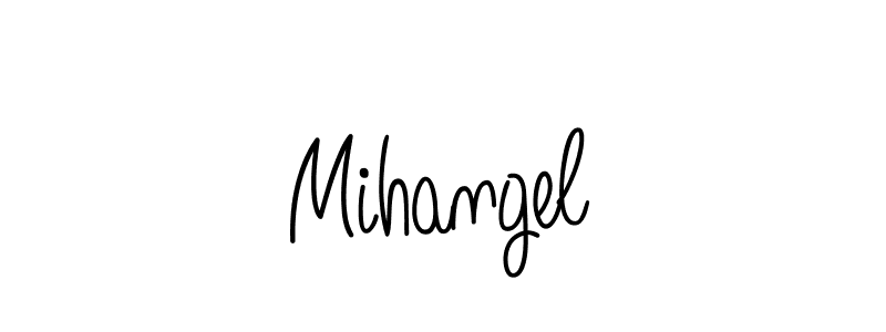 Design your own signature with our free online signature maker. With this signature software, you can create a handwritten (Angelique-Rose-font-FFP) signature for name Mihangel. Mihangel signature style 5 images and pictures png
