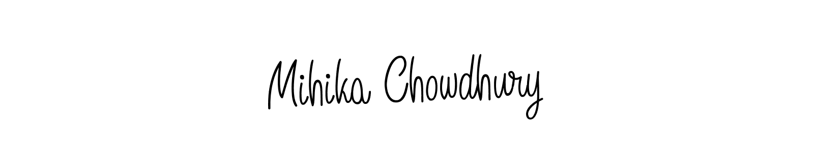 Make a beautiful signature design for name Mihika Chowdhury. Use this online signature maker to create a handwritten signature for free. Mihika Chowdhury signature style 5 images and pictures png