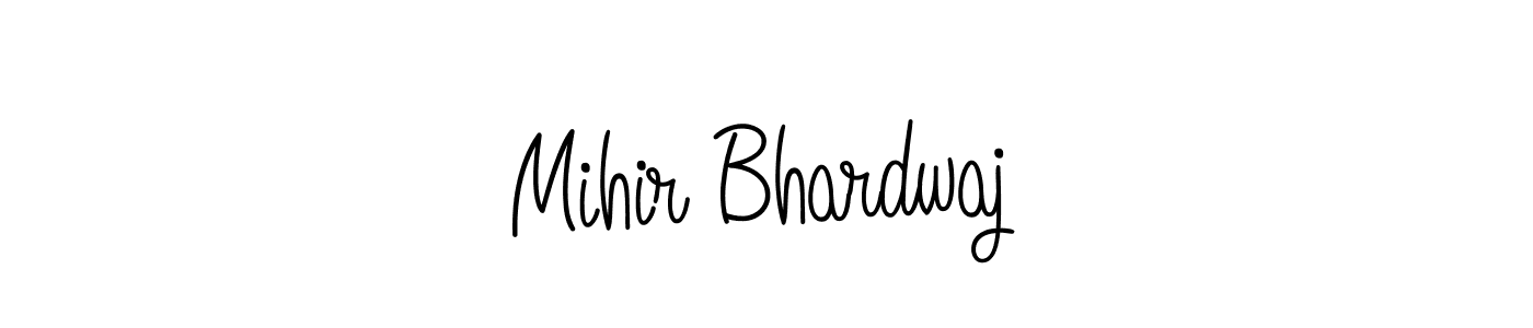 if you are searching for the best signature style for your name Mihir Bhardwaj. so please give up your signature search. here we have designed multiple signature styles  using Angelique-Rose-font-FFP. Mihir Bhardwaj signature style 5 images and pictures png