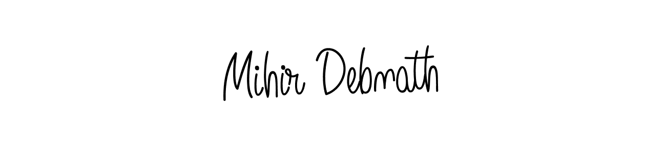 Check out images of Autograph of Mihir Debnath name. Actor Mihir Debnath Signature Style. Angelique-Rose-font-FFP is a professional sign style online. Mihir Debnath signature style 5 images and pictures png