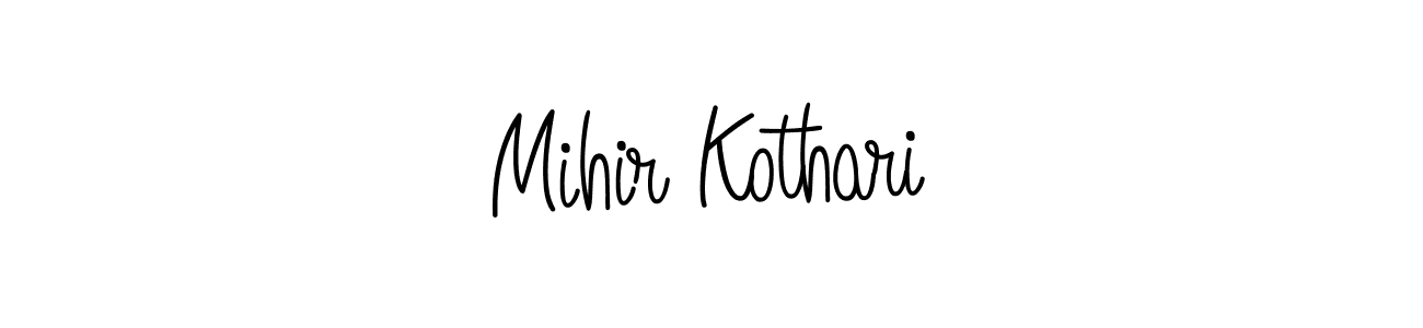 Once you've used our free online signature maker to create your best signature Angelique-Rose-font-FFP style, it's time to enjoy all of the benefits that Mihir Kothari name signing documents. Mihir Kothari signature style 5 images and pictures png