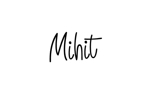 Also You can easily find your signature by using the search form. We will create Mihit name handwritten signature images for you free of cost using Angelique-Rose-font-FFP sign style. Mihit signature style 5 images and pictures png