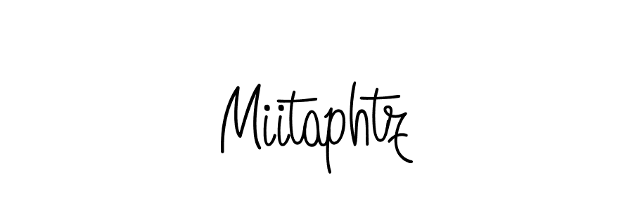 How to make Miitaphtz signature? Angelique-Rose-font-FFP is a professional autograph style. Create handwritten signature for Miitaphtz name. Miitaphtz signature style 5 images and pictures png