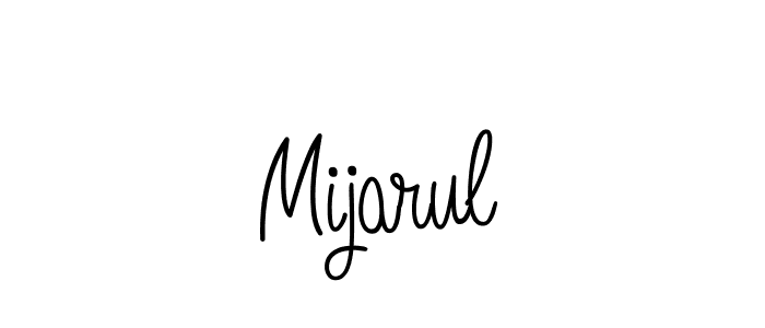 Make a beautiful signature design for name Mijarul. Use this online signature maker to create a handwritten signature for free. Mijarul signature style 5 images and pictures png