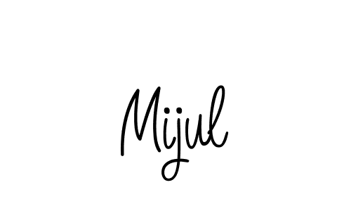 This is the best signature style for the Mijul name. Also you like these signature font (Angelique-Rose-font-FFP). Mix name signature. Mijul signature style 5 images and pictures png
