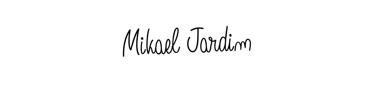 How to make Mikael Jardim name signature. Use Angelique-Rose-font-FFP style for creating short signs online. This is the latest handwritten sign. Mikael Jardim signature style 5 images and pictures png