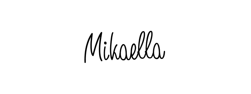 The best way (Angelique-Rose-font-FFP) to make a short signature is to pick only two or three words in your name. The name Mikaella include a total of six letters. For converting this name. Mikaella signature style 5 images and pictures png