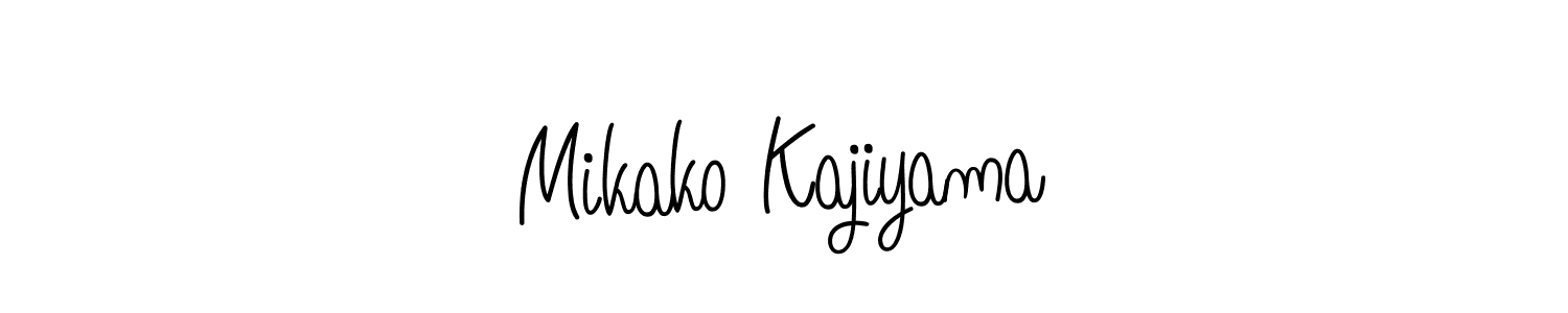 Angelique-Rose-font-FFP is a professional signature style that is perfect for those who want to add a touch of class to their signature. It is also a great choice for those who want to make their signature more unique. Get Mikako Kajiyama name to fancy signature for free. Mikako Kajiyama signature style 5 images and pictures png