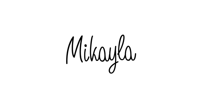 Once you've used our free online signature maker to create your best signature Angelique-Rose-font-FFP style, it's time to enjoy all of the benefits that Mikayla name signing documents. Mikayla signature style 5 images and pictures png