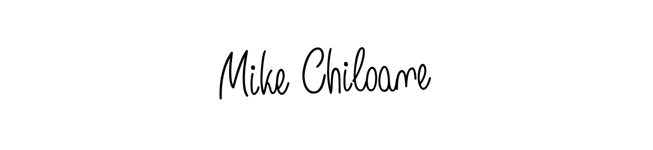 How to make Mike Chiloane name signature. Use Angelique-Rose-font-FFP style for creating short signs online. This is the latest handwritten sign. Mike Chiloane signature style 5 images and pictures png