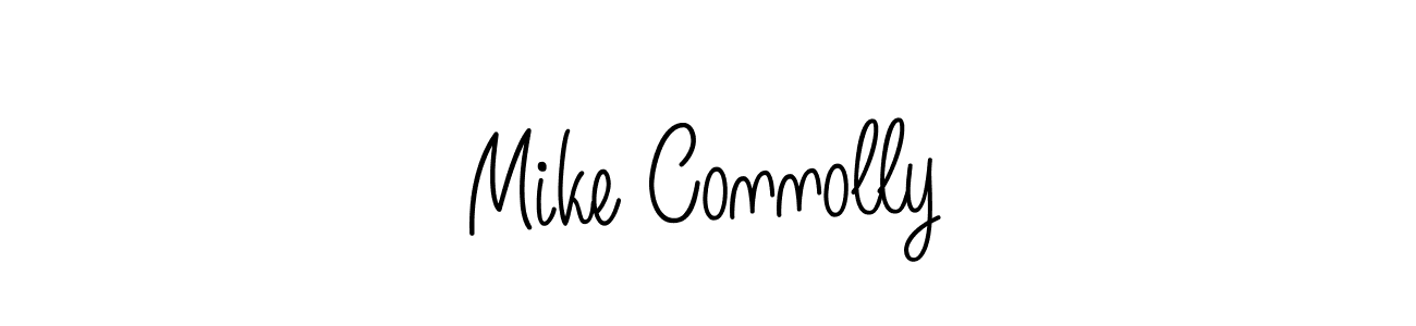 How to Draw Mike Connolly signature style? Angelique-Rose-font-FFP is a latest design signature styles for name Mike Connolly. Mike Connolly signature style 5 images and pictures png