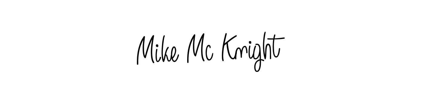 How to Draw Mike Mc Knight signature style? Angelique-Rose-font-FFP is a latest design signature styles for name Mike Mc Knight. Mike Mc Knight signature style 5 images and pictures png