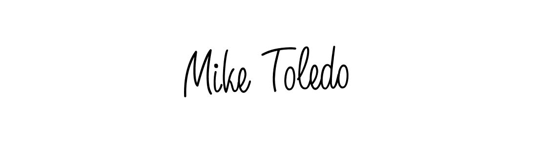 Best and Professional Signature Style for Mike Toledo. Angelique-Rose-font-FFP Best Signature Style Collection. Mike Toledo signature style 5 images and pictures png