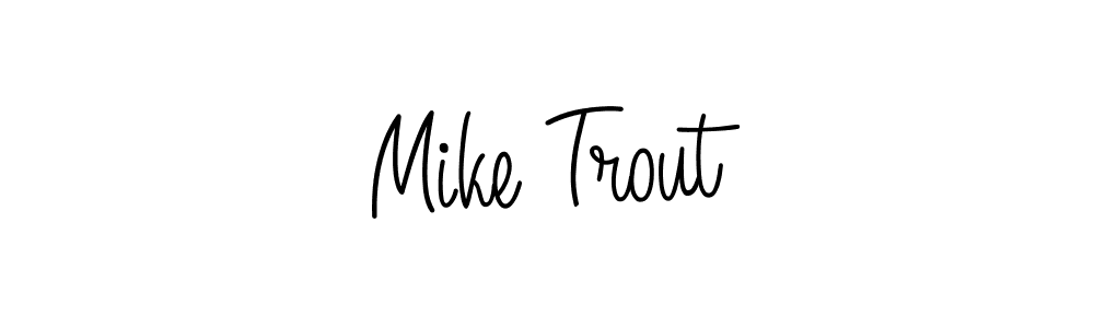 Create a beautiful signature design for name Mike Trout. With this signature (Angelique-Rose-font-FFP) fonts, you can make a handwritten signature for free. Mike Trout signature style 5 images and pictures png