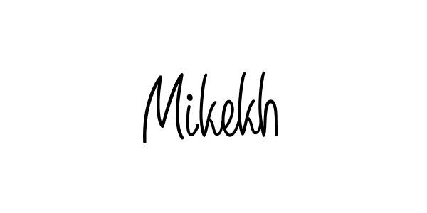 Create a beautiful signature design for name Mikekh. With this signature (Angelique-Rose-font-FFP) fonts, you can make a handwritten signature for free. Mikekh signature style 5 images and pictures png
