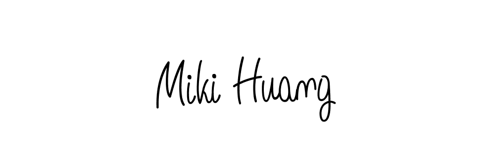 Create a beautiful signature design for name Miki Huang. With this signature (Angelique-Rose-font-FFP) fonts, you can make a handwritten signature for free. Miki Huang signature style 5 images and pictures png