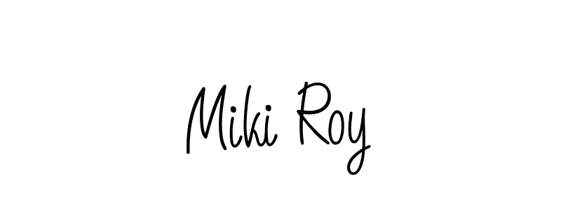 Also we have Miki Roy name is the best signature style. Create professional handwritten signature collection using Angelique-Rose-font-FFP autograph style. Miki Roy signature style 5 images and pictures png