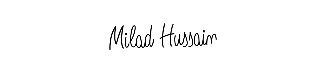 Also You can easily find your signature by using the search form. We will create Milad Hussain name handwritten signature images for you free of cost using Angelique-Rose-font-FFP sign style. Milad Hussain signature style 5 images and pictures png