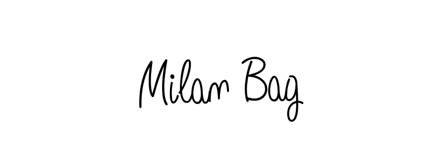 Also we have Milan Bag name is the best signature style. Create professional handwritten signature collection using Angelique-Rose-font-FFP autograph style. Milan Bag signature style 5 images and pictures png